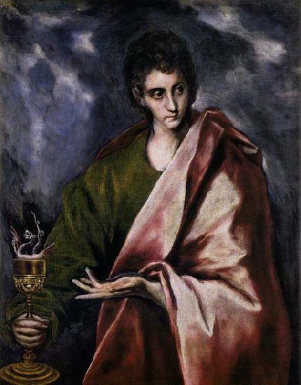 GRECO, El St John the Evangelist Germany oil painting art